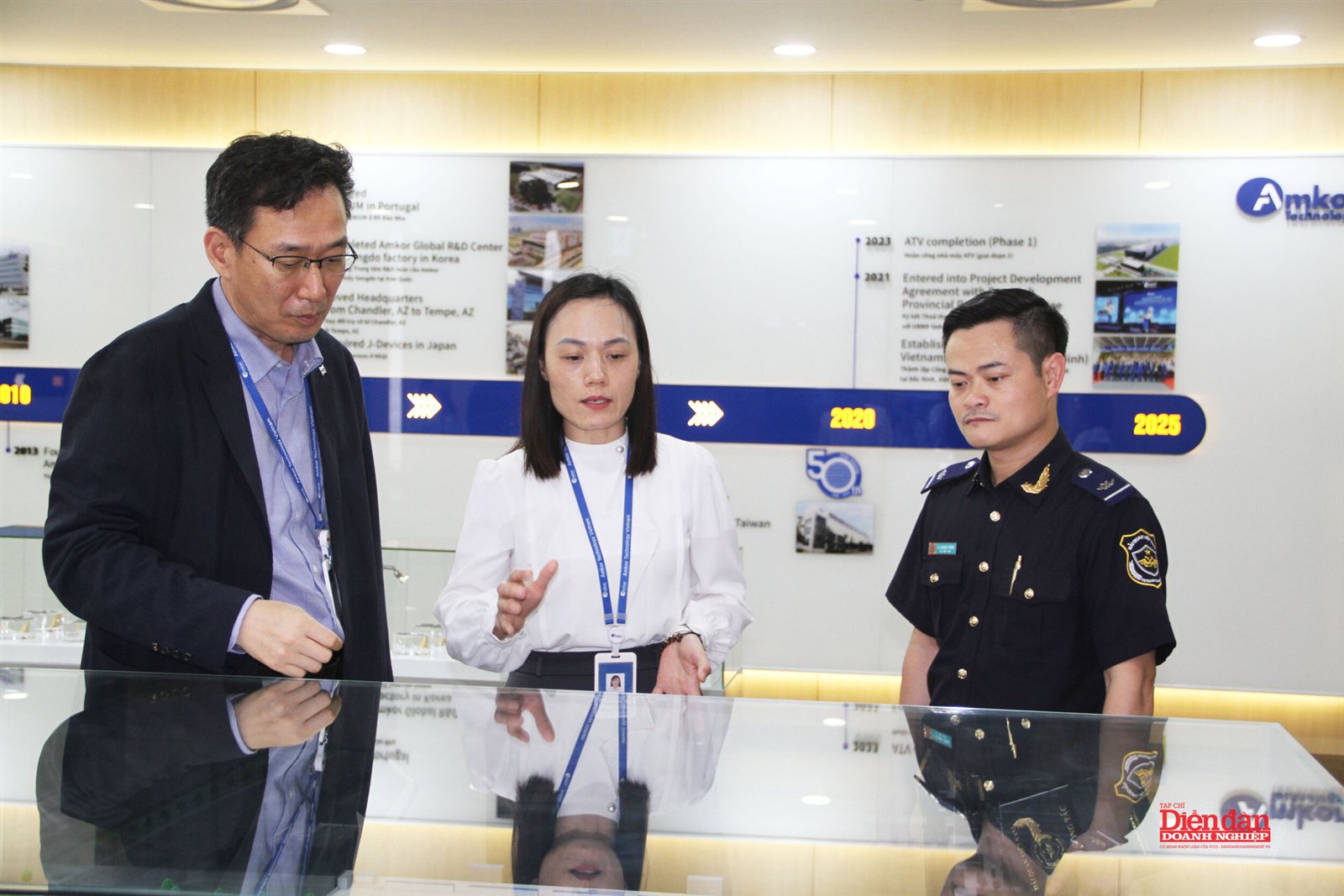 Nhà máy sản xuất bán dẫn của Công ty TNHH Amkor Technology Việt Nam tại Khu công nghiệp Yên Phong II-C, thành phố Bắc Ninh.